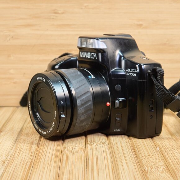 Minolta Maxxum 5000i AF 35mm SLR Film Camera, Minolta Maxxum 35-80 mm Zoom Lens - Picture 4 of 9